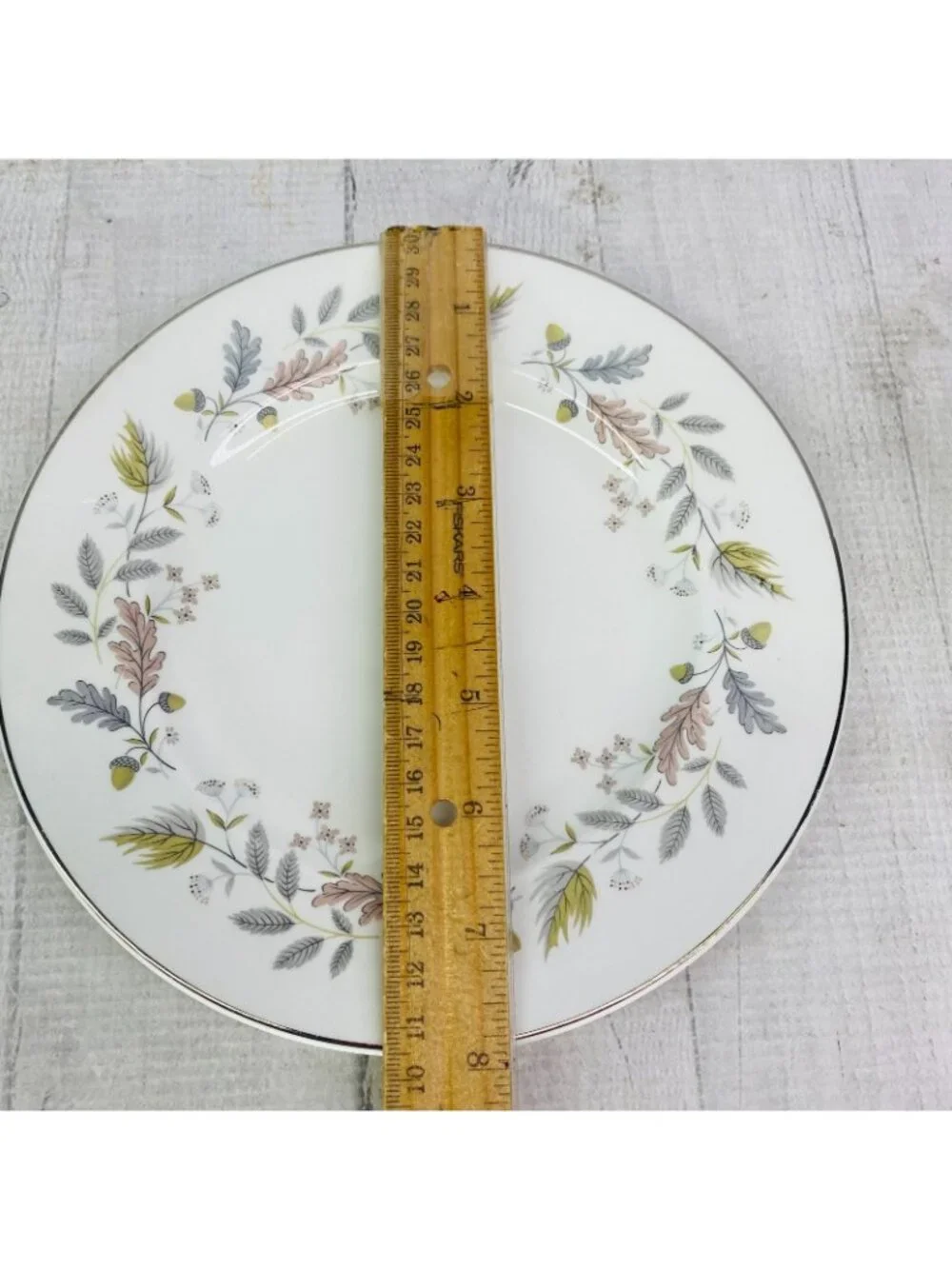 Johnson Brothers LYNTON OLDER SNOWHITE Floral England Lunch Salad Plates Set 5